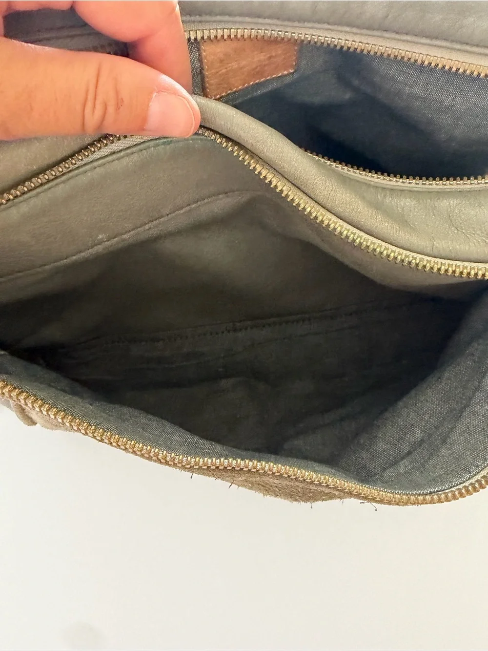 Clare V. Gosee Crossbody Gray Bag